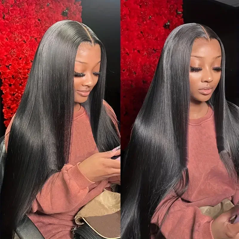 30 40 Inch Straight Lace Front Wigs Human Hair 13x6 Hd Lace Frontal Wig 13x4 Bone Straight Human Hair Wigs For Black Women Remy - Image 2
