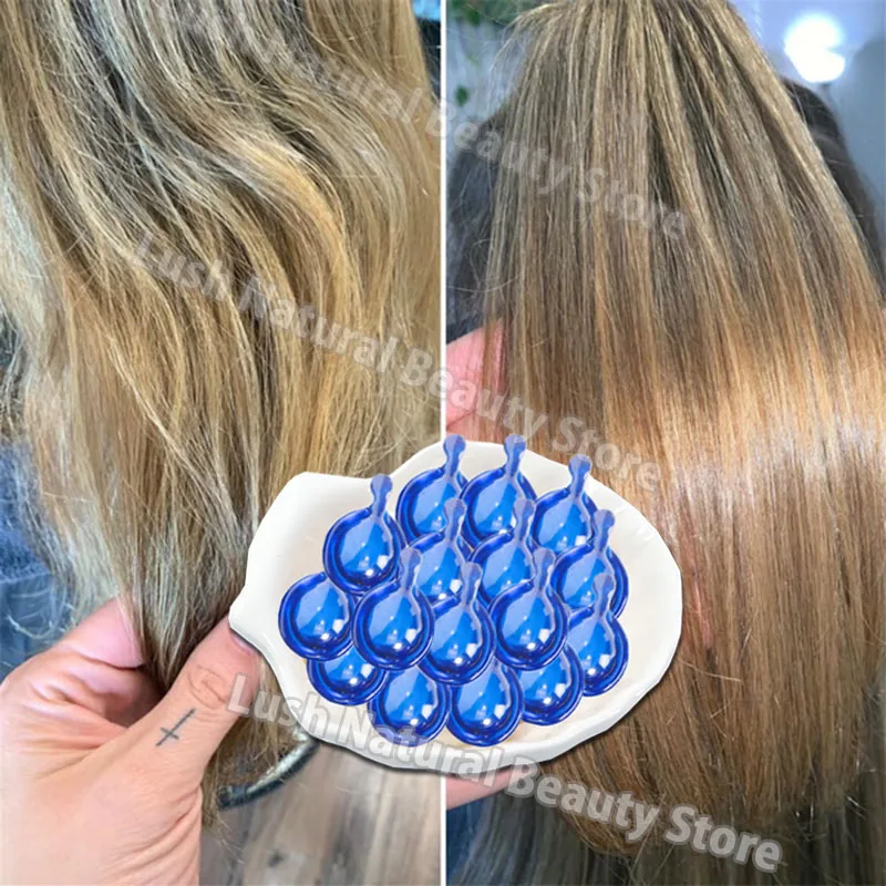 Magic Hair Vitamin Capsule Keratin Oil Fast Restore Hair Soft Smooth Shiny Deep Moisturizer Frizzy Dry Scalp Hair Care Products - Image 3