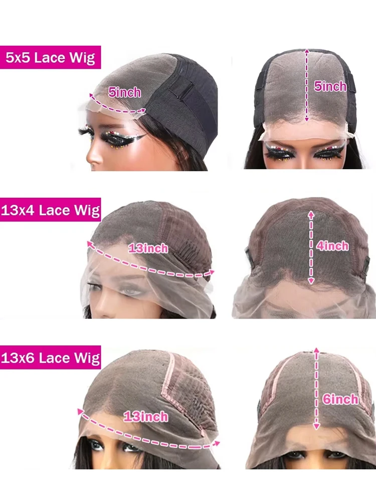 30 40 Inch Straight Human Hair Wigs 13x6 Hd Lace Frontal Wig Brazilian Transparent Bone Straight 13x4 Lace Front Wig For Women - Image 6