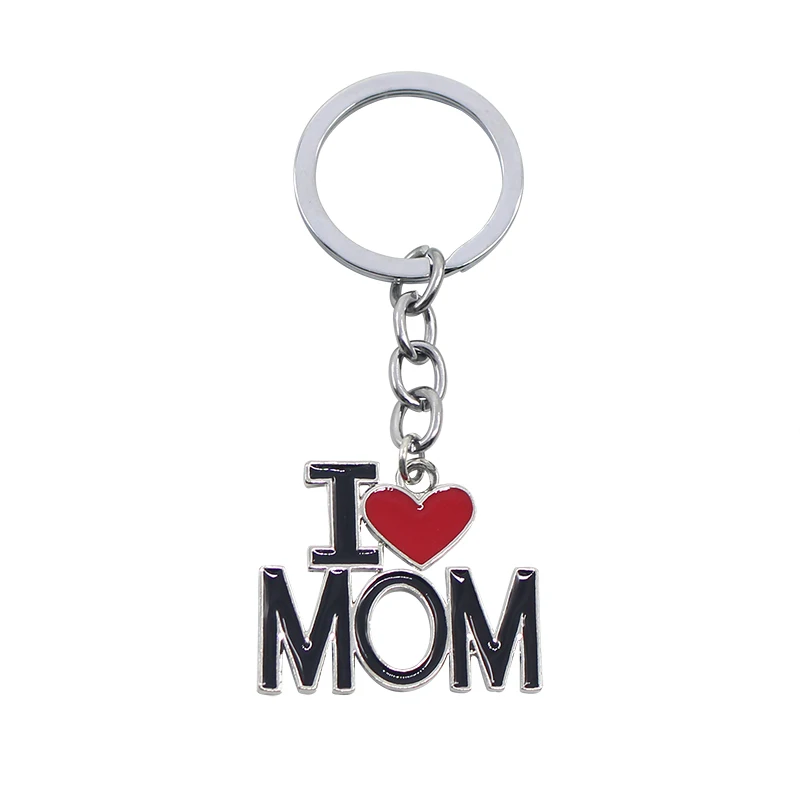 I Love MOM&MAMA&DAD&PAPA Hollow Letters Keychain for Women Men Jewelry Backpack Key Chain Father's Day and Mother's Day Gifts - Image 6