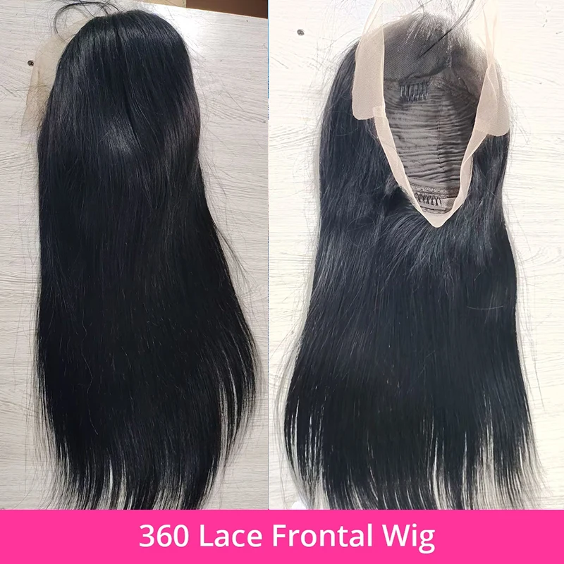 30 Inch 13x4 Transparent Lace Front Human Hair Wigs Brazilian Straight Glueless 360 Human Hair Lace Frontal Wig for Black Women - Image 4