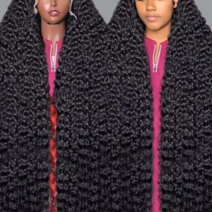 40 44 Inch Deep Wave 13x6 13x4 Lace Front Human Hair Wig 200% Remy Curl 360 Full Lace Frontal Wig Human Hair For Black Women