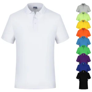 Blank White Men Polo T Shirt Short Sleeve Casual Collar Shirts Plain Black Tshirt Summer Clothes For Men Camisas Polos De Hombre