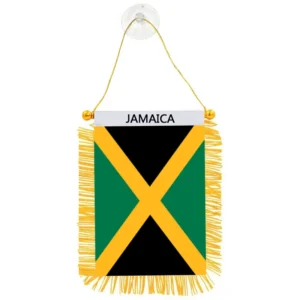 Directly Delivery Car Window Decoration Stain Bunting Pennant jamaica Flags