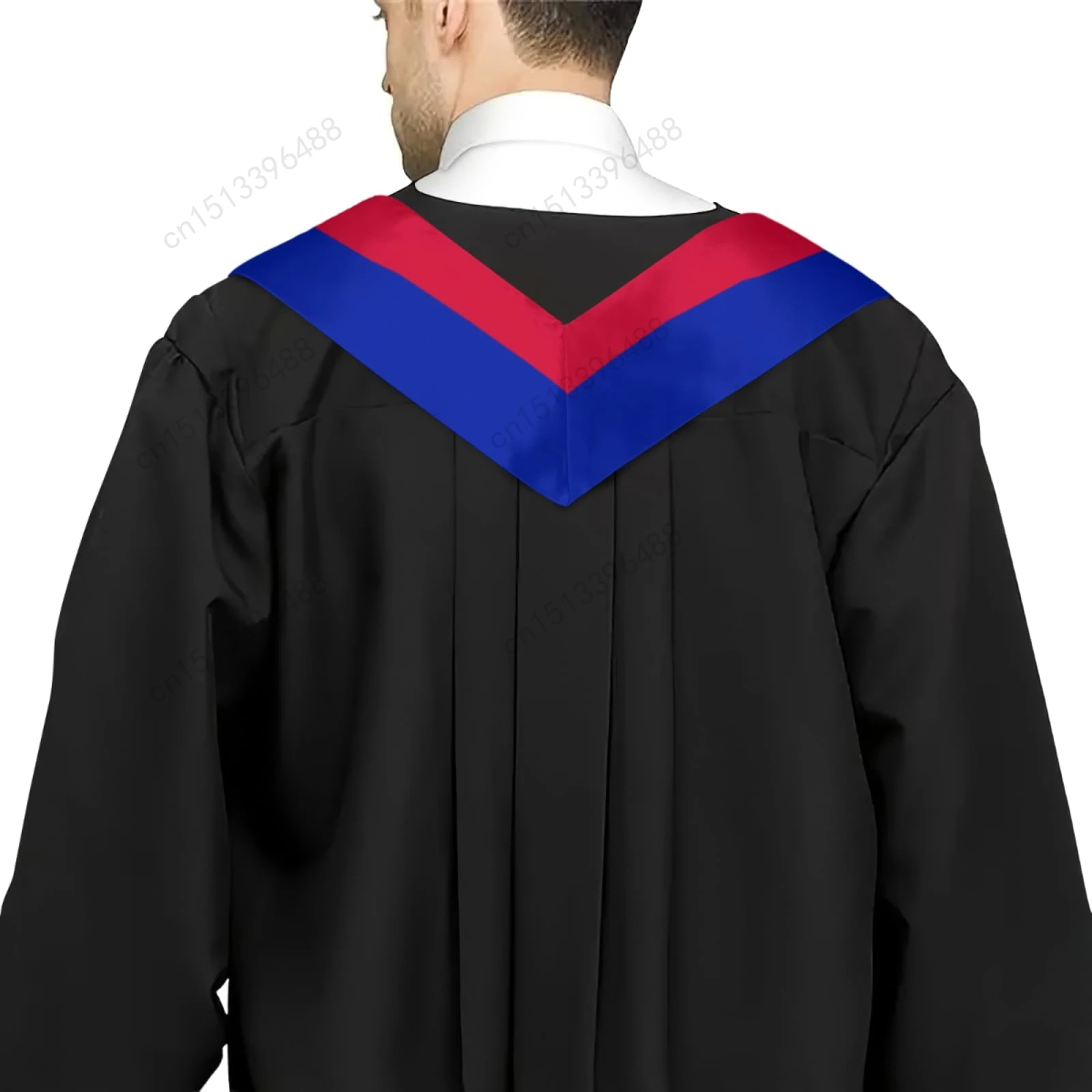2025 Haiti Flag Graduation Stole Shawl Sash Honor For Study Aboard International Students - Image 4