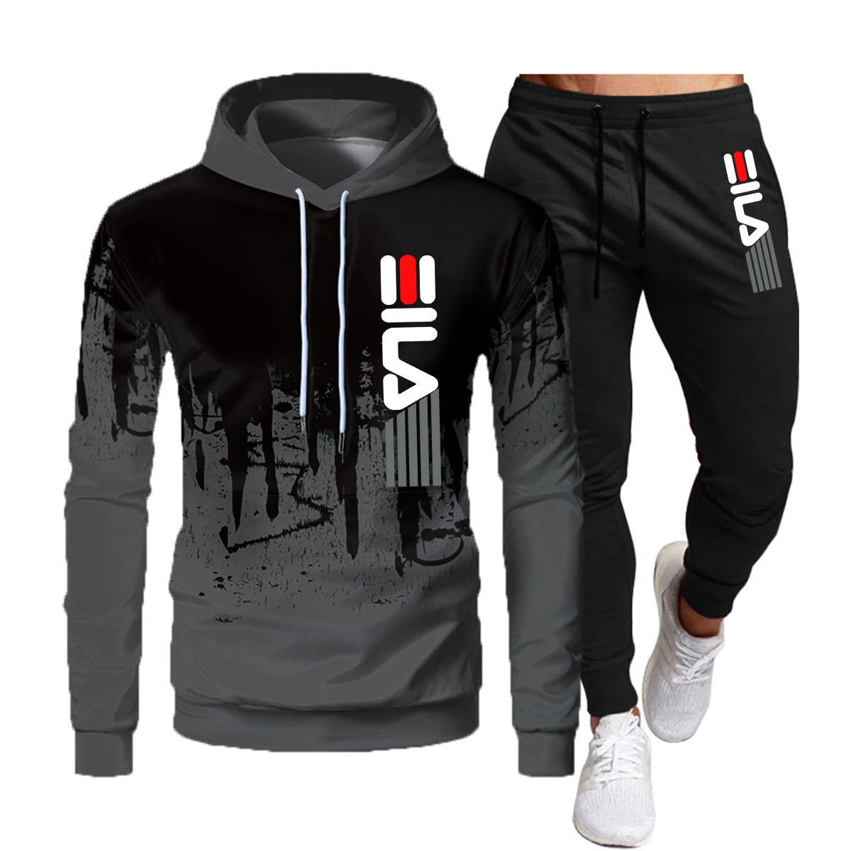 2023 Brand Autumn and Winter Hoodie Suit Men's Fashion Hoodie Brand Pants Casual Jogging Suit Sports Wear Sweatshirt - Image 3