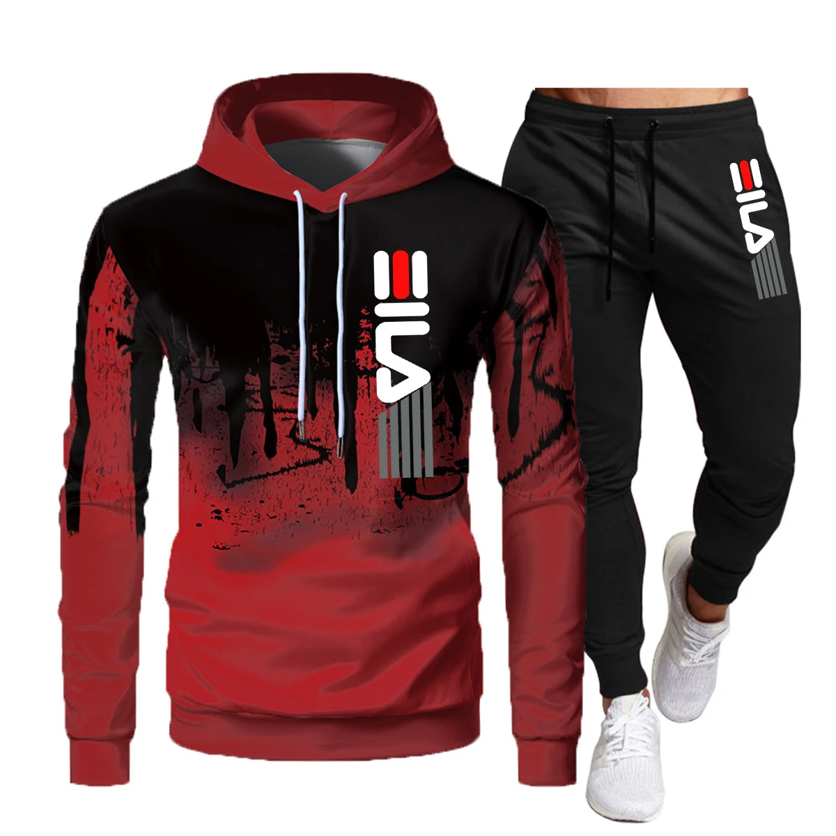 2023 Brand Autumn and Winter Hoodie Suit Men's Fashion Hoodie Brand Pants Casual Jogging Suit Sports Wear Sweatshirt - Image 4