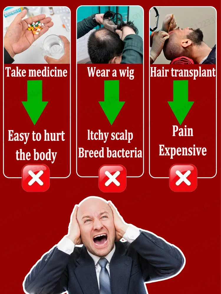 Hair growth essential oil, effectively repair baldness and hair loss, new hair growth - Image 4