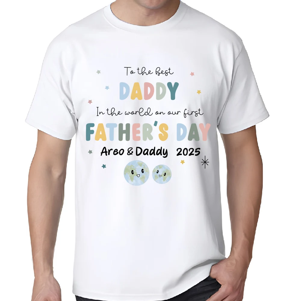 Father's Day Gift for Dad & Baby Matching Clothes with Names Partner Look for Father and Baby Perfect Gift for Father's Day - Image 3