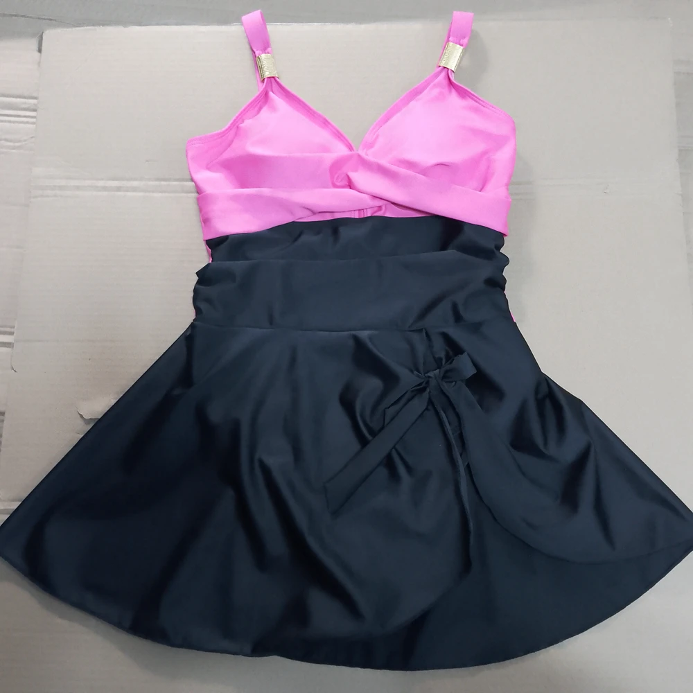 8 Colors Cute Women Swimdress Tummy Control Sexy One Piece Slim & Comfortable Ruched & Cross Swimwear Elastic Beachwear 2025 New - Image 2