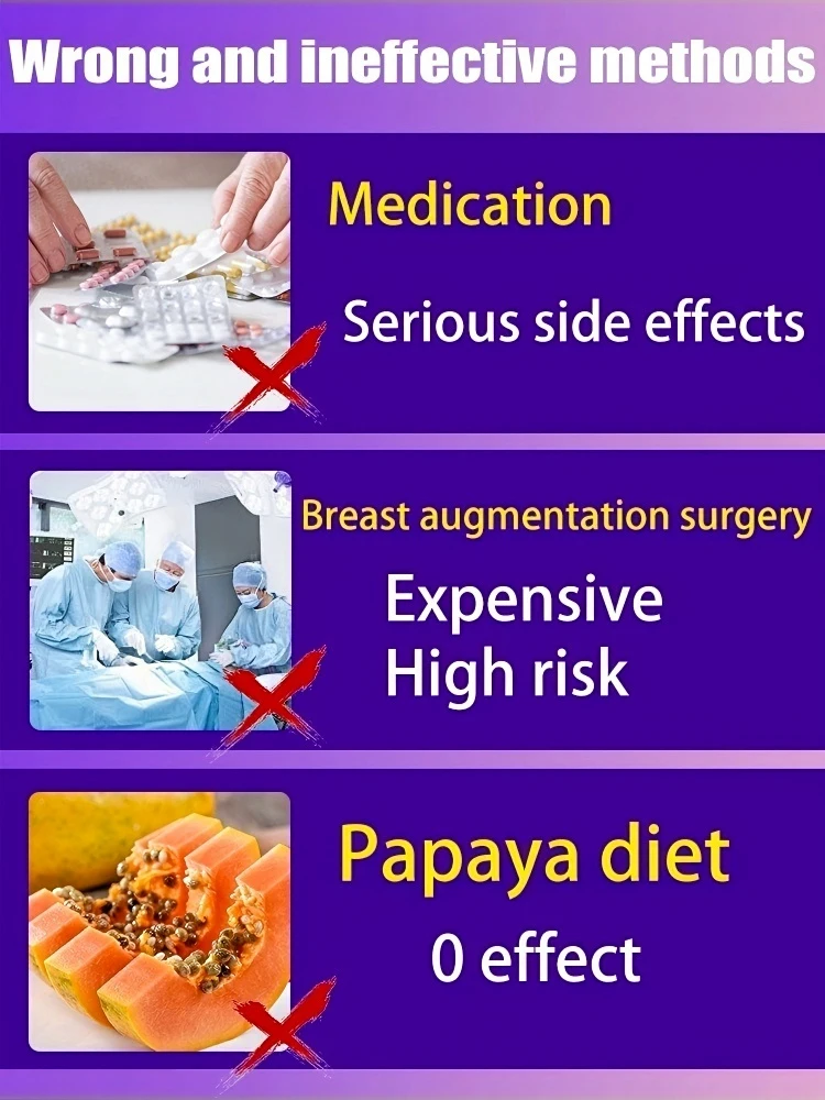 Breast Growth Enlargement Cream Chest Lift Firm Enhancer Care Oil Butt Breast Plump Growth Massage Boobs Bigger Body Care - Image 5