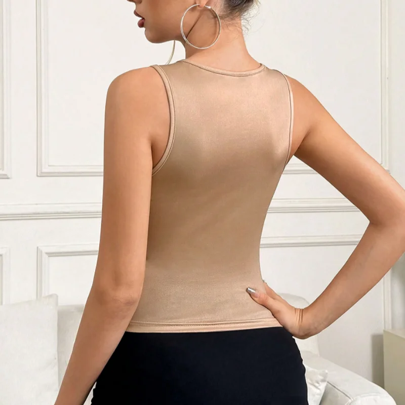 Summer women's fashion trend sleeveless vest - Image 2