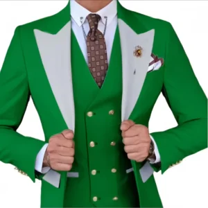 Men's Formal 3Piece Slim Fit Suit Blazer Vest And Pants Classical Style Groomsman Tuxedo Wedding dresses Formal Party Set Prom