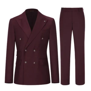 Mens 3-Piece Suit Notched Lapel One Button Slim Fit Formal Jacket Vest Pants Set