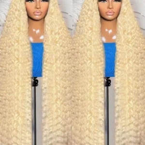 250 Density Brazilian 613 Hd Lace Frontal Wig 13X6 Blonde Lace Front Wig Human Hair 30 Inch 13X4 Curly Lace Front Human Hair Wig