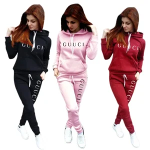 2025 Hot Sale Women Fashion Tracksuit Hoodies and Sweatpants High Quality Ladies Daily Casual Sports Jogging Suit Hooded Outfits