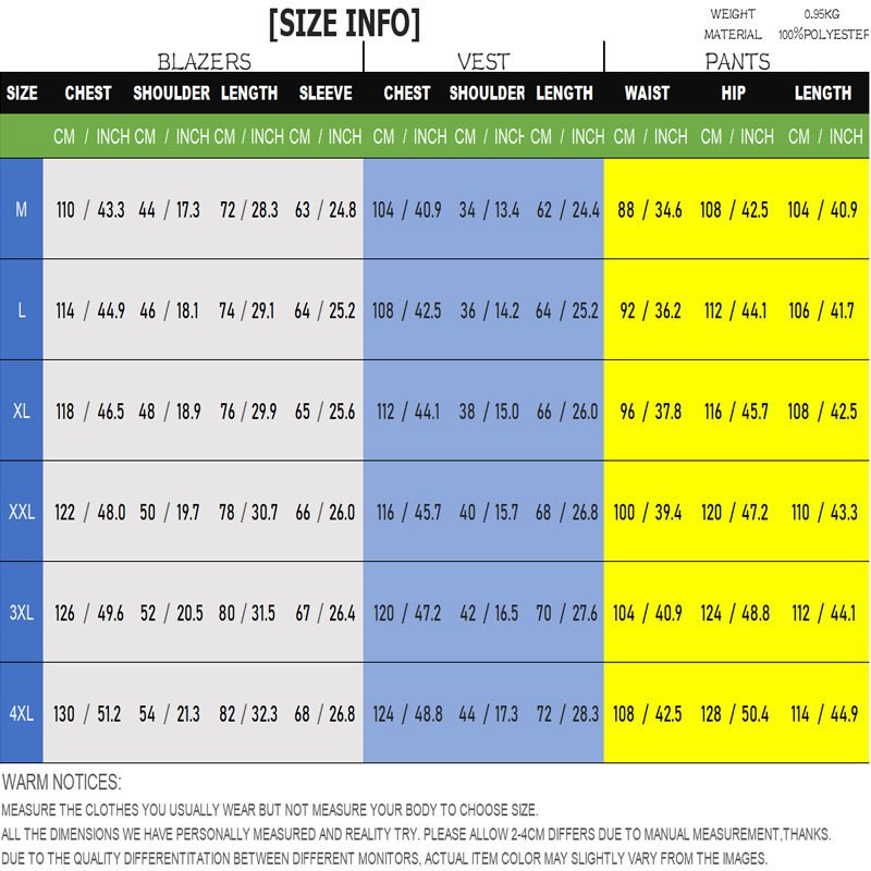 Men's Casual Printing Suit Vest Trouser Suit - Image 9