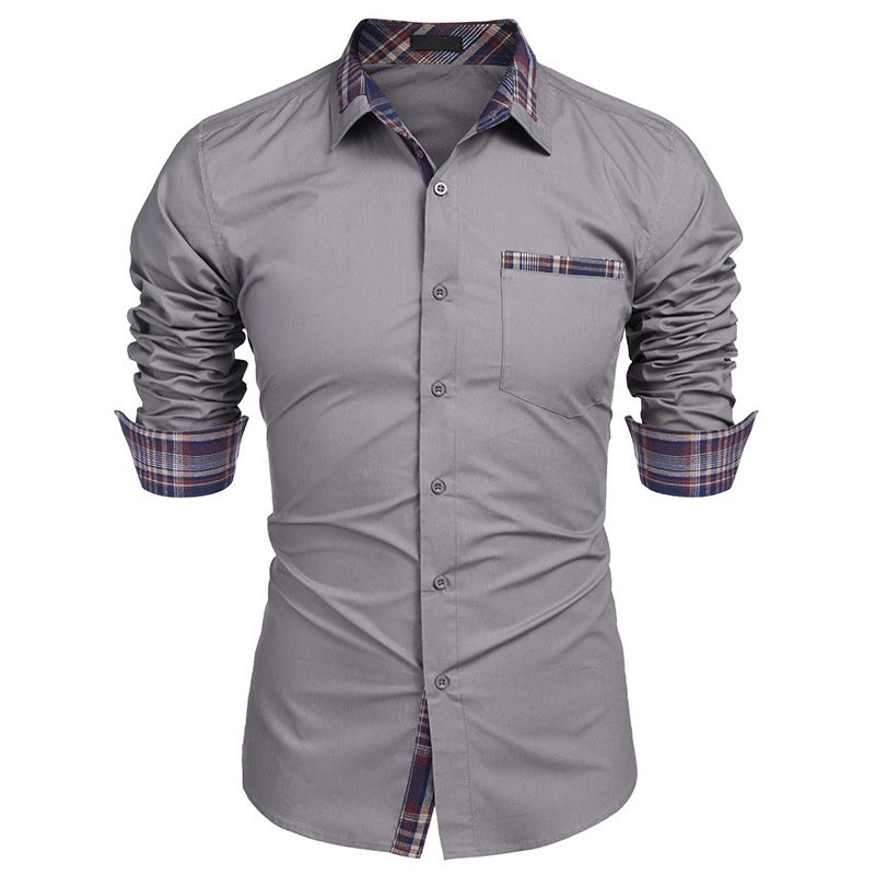 Men's Long-sleeved Autumn And Winter Clothing Shirt - Image 6