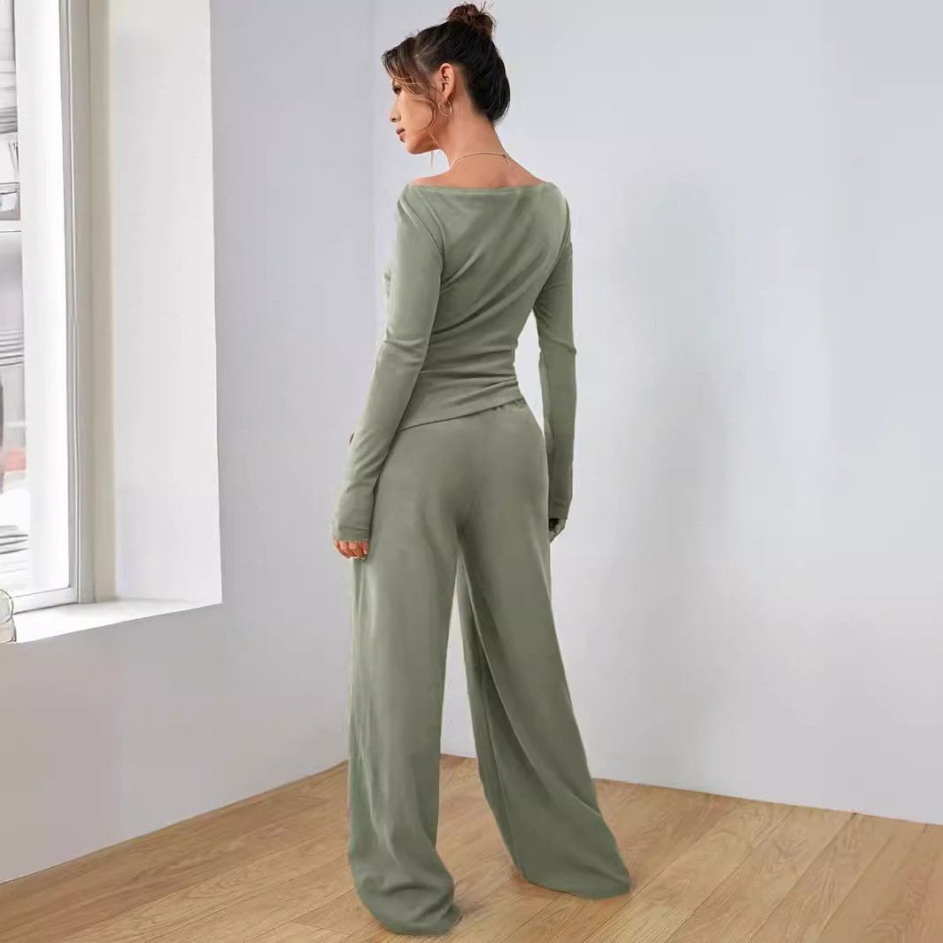 Women's Clothing Irregular Casual Long-sleeve Suit - Image 3