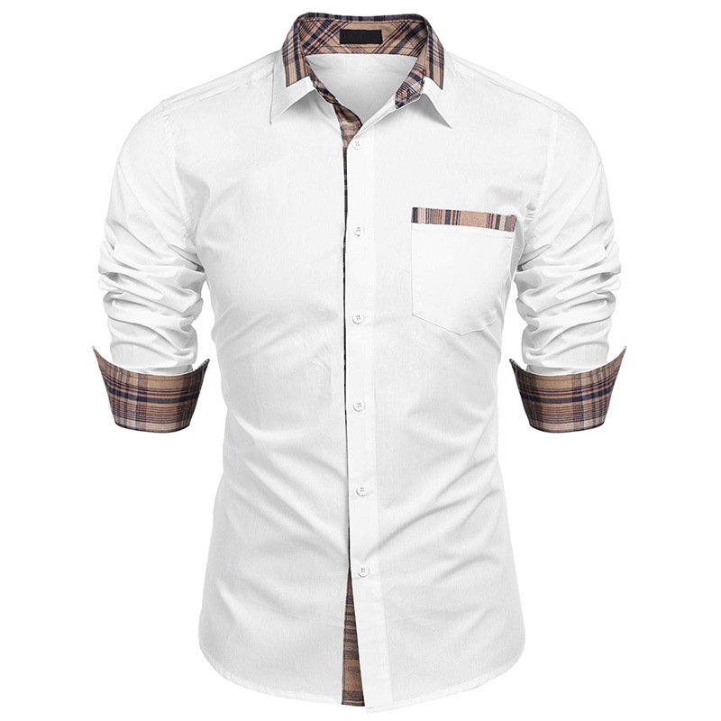 Men's Long-sleeved Autumn And Winter Clothing Shirt - Image 2