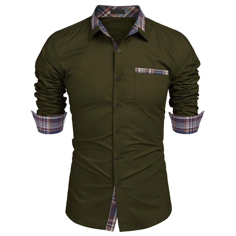 Men's Long-sleeved Autumn And Winter Clothing Shirt - Image 7