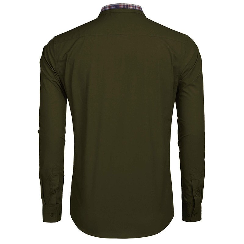Men's Long-sleeved Autumn And Winter Clothing Shirt - Image 9