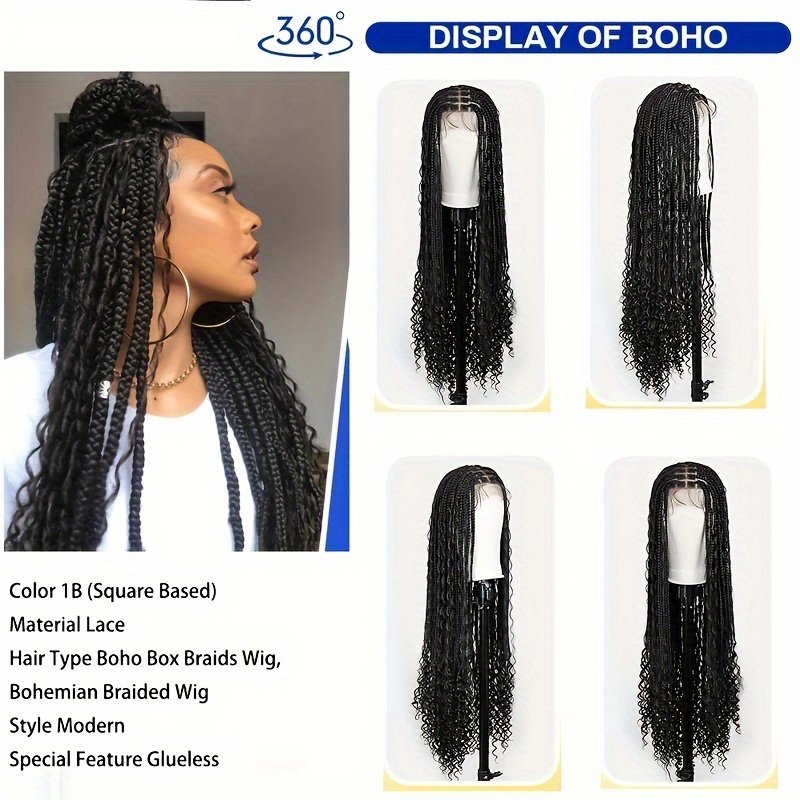 Synthetic Non-toxic Wig, All Lace, Non-toxic Wig, Wave Shape, Suitable For All Races, Suitable For All Scenes. - Image 4